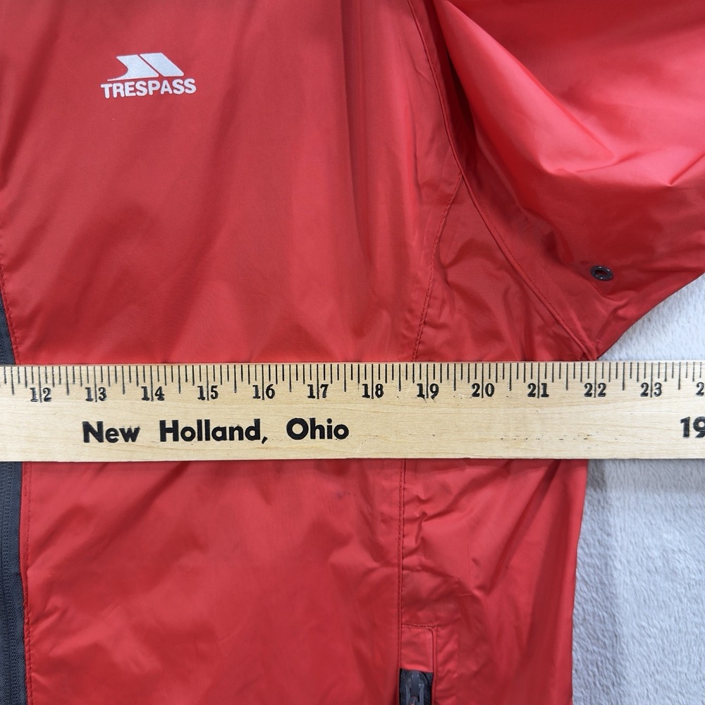 Trespass Qikpac TP-75 Waterproof Packaway Hooded Rain Jacket Men's‎ S Red - Picture 8 of 8